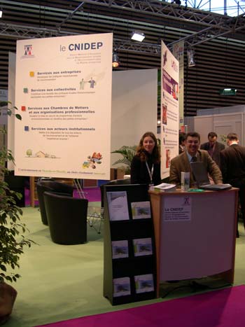 Photo du stand CNIDEP au salon POLLUTEC