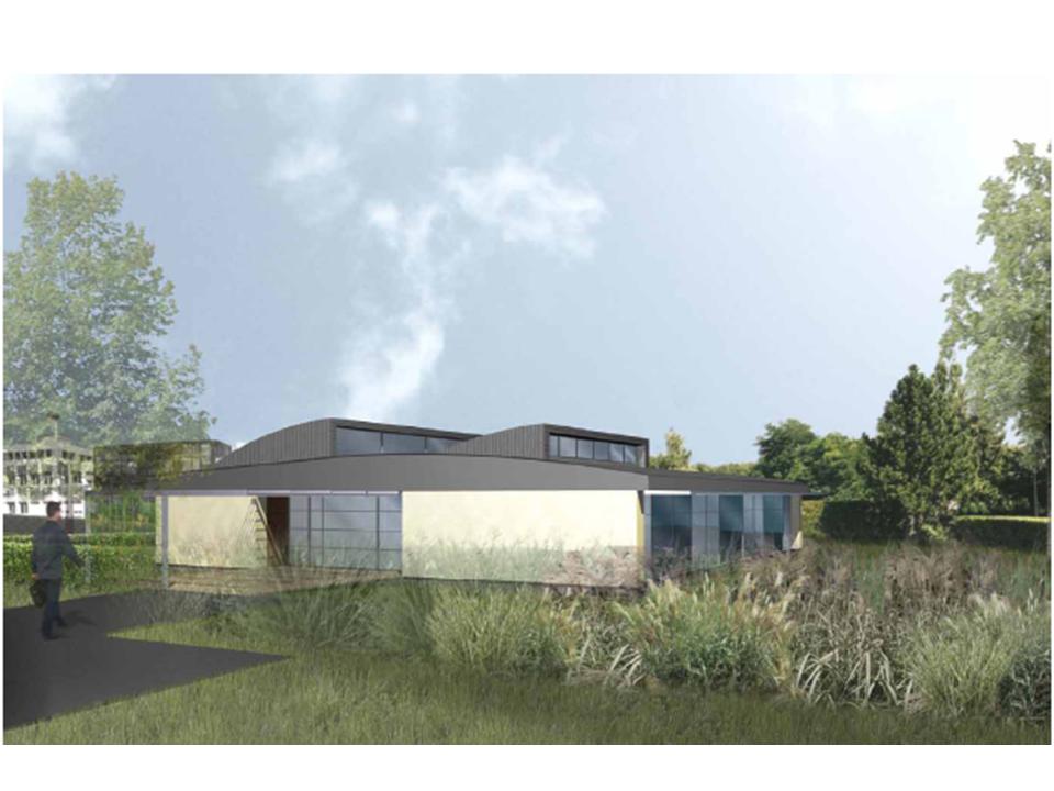 Esquisse du futur bâtiment du CNIDEP