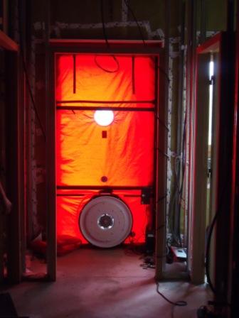 Ventilateur pour le test d'étanchéité à l'air