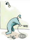 Illustration electricien