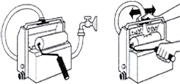 Illustration Appareil de nettoyage portatif