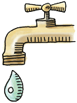 Illustration d'un robinet (élément décoratif)
